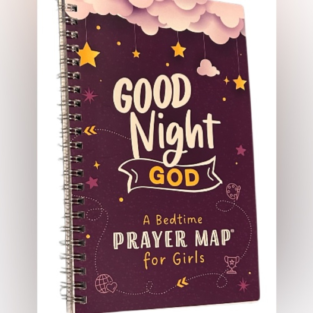 Good Night God Prayer Map for Girls